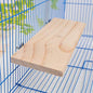 Litewoo Parrot Bird Wood Perch Platform Large Stand Shelf for Birds Budgie Parakeet Cockatiel Conure Cockatoo Macaw African Grey (1PC)