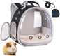 Portable Small Animal Backpack Travel Breathable Pet Carrier Bag Cages for Guinea Pig, Rabbit, Bearded Dragon, Squirrel, Tortoise, Bird, Lizard, Sugar Glider