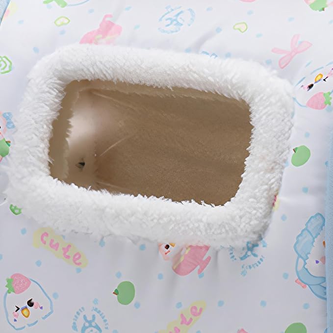 Portable Bird Travel Carrier, Clear Viewing Window Design, 23.5x18x16cm, Warm Parrot Transport Bag with Window, Secure Pet Carry Case, Lightweight and Portable, for Outdoor Hiking Camping Use