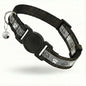 Cat Collar Breakaway, Reflective Kitten Collar with Bell, Safety Buckle Kitten Collar, Lightweight, Adjustable, Comfortable, Suitable for Boy Girl Cats (7"-13") Black