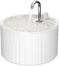 Voluas Ceramic Cat Water Fountain: 2.2L/74oz Cat Fountains for Drinking, Automatic Pet Water Dispenser with Ultra-Quiet Pump and Replacement Filter, Kitty Watering Supplies Indoor Easy Clean BPA-Free