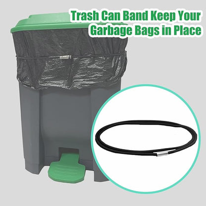 6Pack - Large Dog Pooper Scooper for yard - 20L Step Dog Poop Trash Can Outside - Pet Waste Container Outdoor with Removable Inner Bin - 28" Pooper Scooper & Long Handle Metal Tray&Rake & 50 Waste Bag