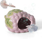 Aquarium Decor Cave Betta Fish Aquarium Accessories Ornaments Hiding Cave Grape House Hideout for Shrimp Cichlid Hermit Crab, Octopus Hiding Breeding for Tank (Purple)