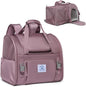 Pet Backpack Carrier for Small Dogs Medium Cats, Puppies,Breathable and Collapsible Design, Portable Travel Bag for Bearded Dragon,Rabbit Cage (Purple, Small)
