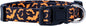 Native Pup Halloween Dog Collar- Spooky Fall Themed Horror Costume Collars- Skull, Pumpkin, Ghost, Bat, Witch, Candy Corn, Spider- Adjustable for Small, Medium, Large Breeds (Small, Orange Bats)