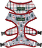 Lucy & Co. Cute Reversible Dog Harness Walking Halter - Best Designer Pet Harnesses for XS - XL Dogs - Padded Adjustable Vest for Easy Walking-X-Small-Gray & White Snowman