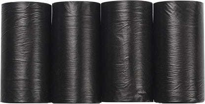80 Count Cat Litter Waste Bags for Scooping, Black, 5 Liters
