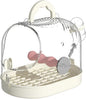 Easy to Carry Bird Cage with Watering Bottle High Ventilated Carriers Travel Cage for Outdoor Portable Hamster Carriers Travel Birdcage