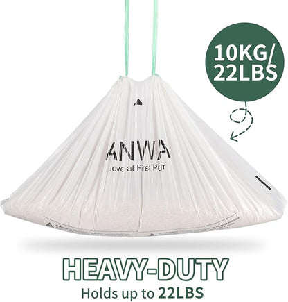ANWA 40 Count Cat Litter Box Liners for Automatic Cat Litter Box and Litter Box Robot 4/5, Heavy-Duty, Extra Thick