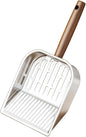 Wooden Cat Litter Scoop, Kitten Poop Shovel, 5.63x11.02 Inches Shovel with Deep Design, Durable Pet Tool, Hygiene Accessory with Ergonomic Handle, Litter Scoop for Apartment Home