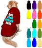 Custom Dog Hoodie Personalized Photo Text Logo Name Dog Clothes, Soft & Warm for Puppy Sweatshirt Hooded for Small Medium Large Dogs Girl/Boy Cats/Kitten, DarkRed, L