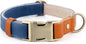 Plutus Pet Genuine Leather & Hemp Dog Collar – Adjustable Heavy Duty Pet Collar with Quick Release Metal Buckle, Soft & Stylish for Puppy and Small, Medium, Large Dogs (Royal Blue, XS)