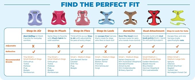 Best Pet Supplies Voyager Step-in Air Harness - All Weather Mesh, Reflective, No Pull Harness for Dogs, Cats - Secure with Hook & Loop Fastener, Buckle, Double D-Rings - Turqupise 2-Tone, XL