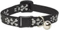 LupinePet Originals 1/2" Bling Bonz Cat Safety Collar with Bell , 8-12"