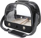 Bird Travel Carrier Portable Parrot Carry Transport Bag with Stand Perch and Tray Breathable Travel Cage for Cockatiel Parakeet Small Bird