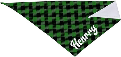 Custom Pet Scarf Personalized Dog Bandana with Name Personalized Add Your Text Bibs Triangle Head Scarfs Gift for Small Medium Large Dogs Cats Baby Puppy Pets Accessories