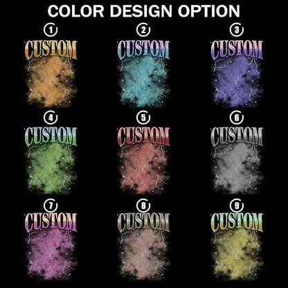 H-DEWALL Custom T Shirts Mineral Wash Tshirt Bootleg Rap Tee Customized Gifts for Boyfriend Birthday Shirts Tops for Women
