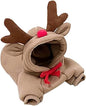 Warm Dog Winter Clothes Cute Fruit Dog Coat Hoodies Fleece Pet Dogs Costume Jacket for French Bulldog Chihuahua Ropa para Perro(Coffee,XXL)