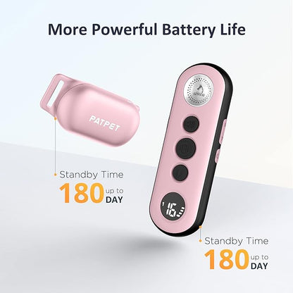 PATPET Shock Collar for Dogs - 4000FT Dog Training Collar with Remote, IPX7 Waterproof 4 Modes(Beep/Vibration/Shock/Safe) Dog Shock Collar, Rechargeable E-Collar for Small Medium Large Dogs (5-120Lbs)