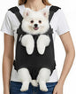 Pawaboo Pet Carrier Backpack, Pet Front Dog Cat Carrier Backpack, Legs Out, Easy-Fit for Traveling Hiking Camping, Travel Bag Backpacks for Small Dogs Cats, S, Black