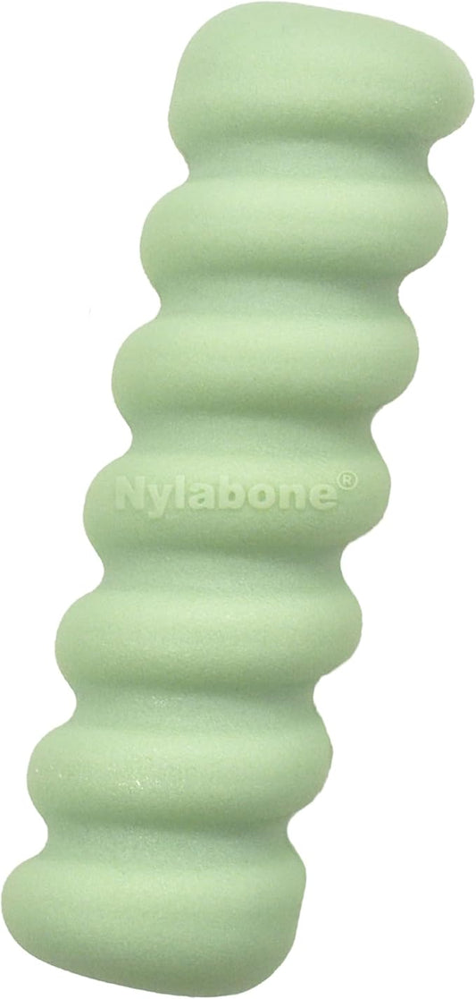 Nylabone Sensory Material Soothing Puppy Chew Toy Stick, Toys for Teething Puppies, Peanut Butter Flavor, Small - Up to 25 lbs, 1 Count