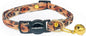 Safety Quick Release Cat Collars,Double Velvet with Bell Available in a Range Colors,Perfect for Your Kitty, Adjustable 20-30 cm (Tiger, 20-30cm)