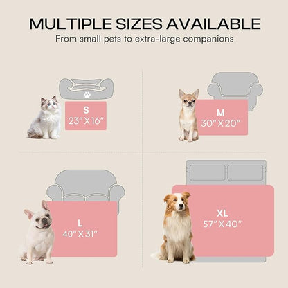 Luciphia Soft 300GSM Fleece Pet Blanket for Small Medium Large Dogs Washable 3D Textured Flannel Cat Puppy Decorative Furniture Protector Throw Durable Pink, L(41''x31'')