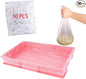 50 Pcs Disposable Rabbit Cage Liner Plastic Toilet Film Leak-Proof for Small Animals Bunny Guinea Pig Bird Cage Liners Litter Box Crate Tray Drawer Quick Cleanup Essentials Indoor (Extra Large)