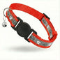 Cat Collar Breakaway, Reflective Kitten Collar with Bell, Safety Buckle Kitten Collar, Lightweight, Adjustable, Comfortable, Suitable for Boy Girl Cats (7"-13") Red