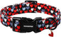 DOGWONG Red Heart Dog Collar, Cute Valentine Collar, Valentine's Day Dog Collar with Strong Plastic Buckle for Small Medium Large Dogs,XL