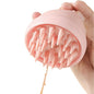Silicone Cat Bath Brush - Soft Pet Grooming Tool with Integrated Shampoo Dispenser | Gentle Massage Bristles for Cats & Small Dogs(Pink)