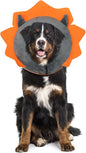 IEUUMLER Inflatable Recovery Dog Collar, Protective Donut Cone, Adjustable Soft Collar for Dog and Cat After Surgery Prevent from Biting & Scratching EU002 - Grey Demon L+
