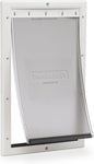 PetSafe Plastic Pet Door - Easy Install for Wood, PVC Metal & Paneled Doors - Rust-Free Plastic Frame - Flap Dimensions 10 1/4" W x 16 1/4" H - for Large Dogs Weighing Up to 100 lb
