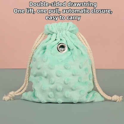 Sugar Glider Bonding Pouch - Soft Sleeping Pouch with Breathable Vent & Drawstring Portable Travel Bag Small Animal Carrier for Sugar Glider Squirrel Hamster Rats Hedgehog Bird Parrot (Blue)
