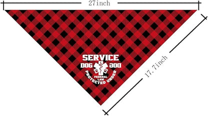 Dog Bandana, Therapy Dog Please Pet Me with, Dogs Scarf Classical Printing, Dogs Scarf Accessories, Doggy Kerchief Pet Kerchief, Christmas Birthday Thanksgiving Doggy Gift A09
