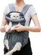Dog Carrier Backpack, Pet Front Carrier Backpack Legs Out Dog Chest Carrier for Small Medium Dogs, Hands-Free Cat Backpack Carrier Dog Travel Backpack Airline Approved Hiking Bike Motorcycle