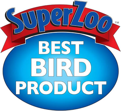 Prevue Pet Products Playtop Travel Carrier - Outdoor Travel Bird Cage for Small Parrots & Birds, Front Facing Door, Rope Perch, Lightweight & Portable, Easy Transport - Black