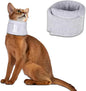 Cat Cone Collar for Pet with Spinal IVDD Issues After Surgery Recovery, Adjustable Cat Neck Brace Elizabethan Collar, Neck Cervical Cone to Stop Licking for Small Medium Dog Puppy Kitten (Grey, M)