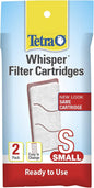 Tetra Filter Aquarium Cartidges, Removes Odors and Discoloration, Ready to Use, Small Whisper Filters, 2 Count