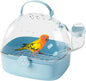 Bird Travel Carrier,PVC Travel Hamster Cage with Water Bottle - Pet Bird Carrying Supplies Spacious Design for Sparrow Macaws Conures Chinchillas Budgies Cockatiels Parakeet Hedgehog