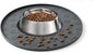 Dog Food Mat for Food and Water, Waterproof Pet Food Mat with Edges, Nonslip Dog Feeding Mat for Protecting Floors (1Pack Grey)