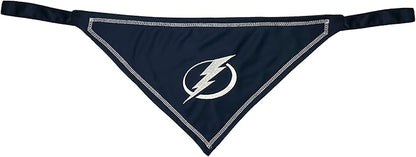 Pets First NHL Tampa Bay Lightning TIE Bandana, Size Small/Medium. Dog Bandana Scarf Bib for Pet Cat Dog. The Ultimate Game-Day, Party Bandana