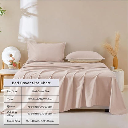 DUJUIKE Waterproof Bed Cover for Dog and Cats,Pet Hair Resistant Bed Sheet Cover, Protective Bed Liner Cover with 100% Waterproof Breathable Thin Fabric (Twin 63 * 90 inch, Camel)