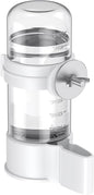 Pawfly Bird Water Dispenser, Automatic Water Feeder, Plastic Cage Water Dispenser, White Parrot Waterer for Small Parakeet Cockatiel Budgie Lovebirds (Not Fit for Food Feeding)