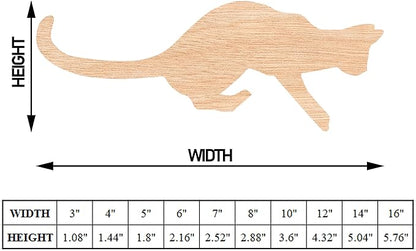 Unfinished Wood Cat Climbing Door, Laser Cut Cat Door Toy, DIY Wooden Cat Climber, Cat Activity Center, Unique Cat Wall Decor, Natural Wooden Pet Play Structure (5mm Plywood, 5")