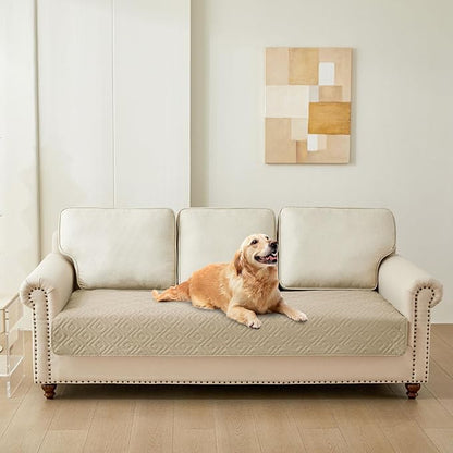 hyha Waterproof Dog Blanket, Soft Dog Bed Cover Pet Blankets, Waterproof Sofa Couch Cover for Dogs Washable, Reversible Pet Couch Covers for Sofa Furniture (30x70 Inch, Taupe/Taupe)