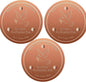 Bird Bath Copper Disk, Pure Copper Bird Bath Purification Disc, Save Cleaning Time, Chemical Free,Safe Natural Solution for Birdbaths Bowls&Waterfall Fountain, Year-Round Use (3 pcs)