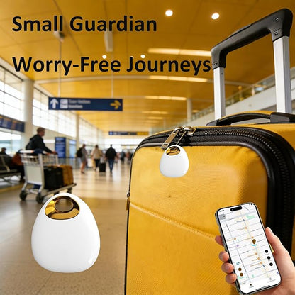 GPS Pet Tracker with Apple Find My Network, Android Compatibility, Real-Time Location Tracking, Water-Resistant (DINGWEIQI03)