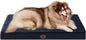 EHEYCIGA Orthopedic XXL Dog Beds for Jumbo Dogs with Removable Washable Cover,Navy, 50x36