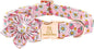 Lionheart glory Dog Collar Flower Collar Pink Dog Collar with Flower Spring Summer Cute Collar Dog Female Soft Durable Adjustable Dog Collars for Small Dogs, B:Strawberries